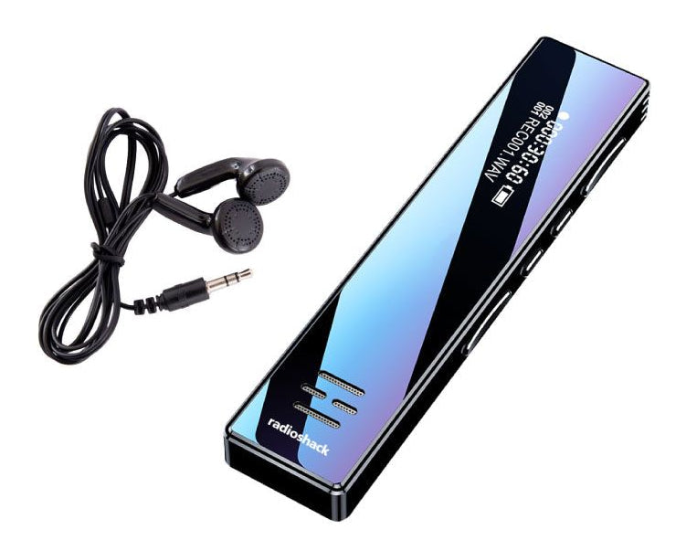 RadioShack Slim Voice Recorder 8GB – Ultra-Portable Digital Audio Recorder Radio Shack