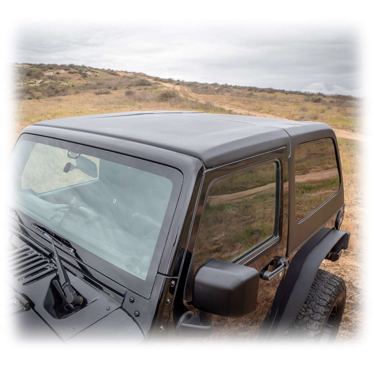 Jeep JK 2‑Door Fastback 2‑Piece Hard Top | 2007–2018 Turn Offroad