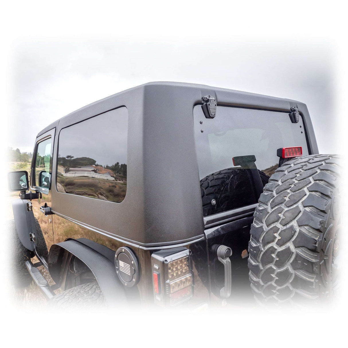 Jeep JK 2‑Door Squareback 2‑Piece Hard Top | 2007–2018 Turn Offroad