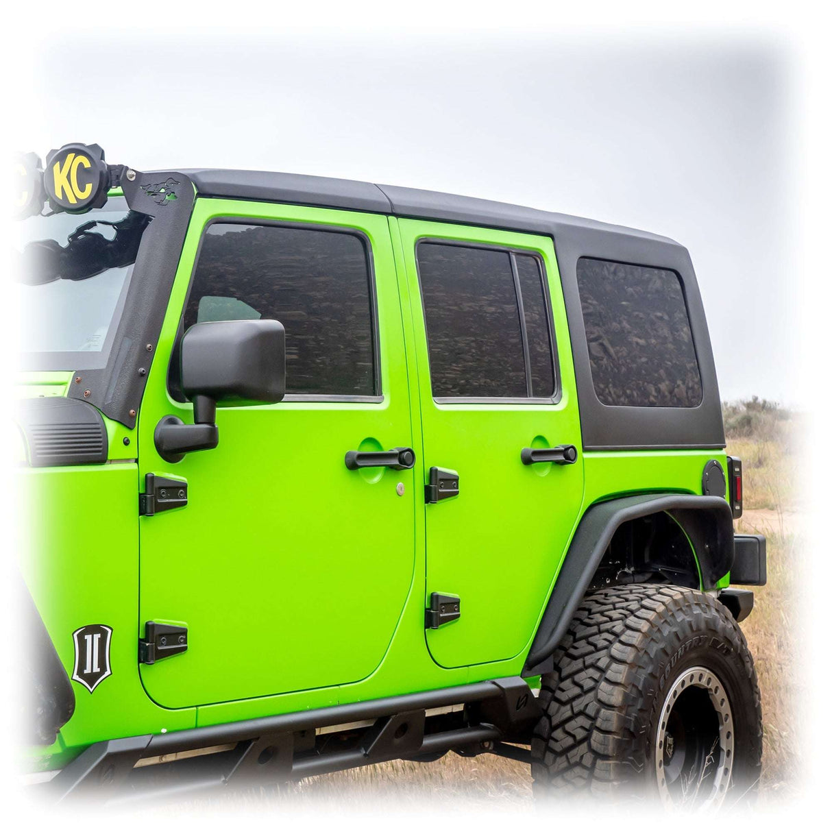 Jeep JK 4‑Door Squareback 2‑Piece Hard Top | 2007–2018 Turn Offroad