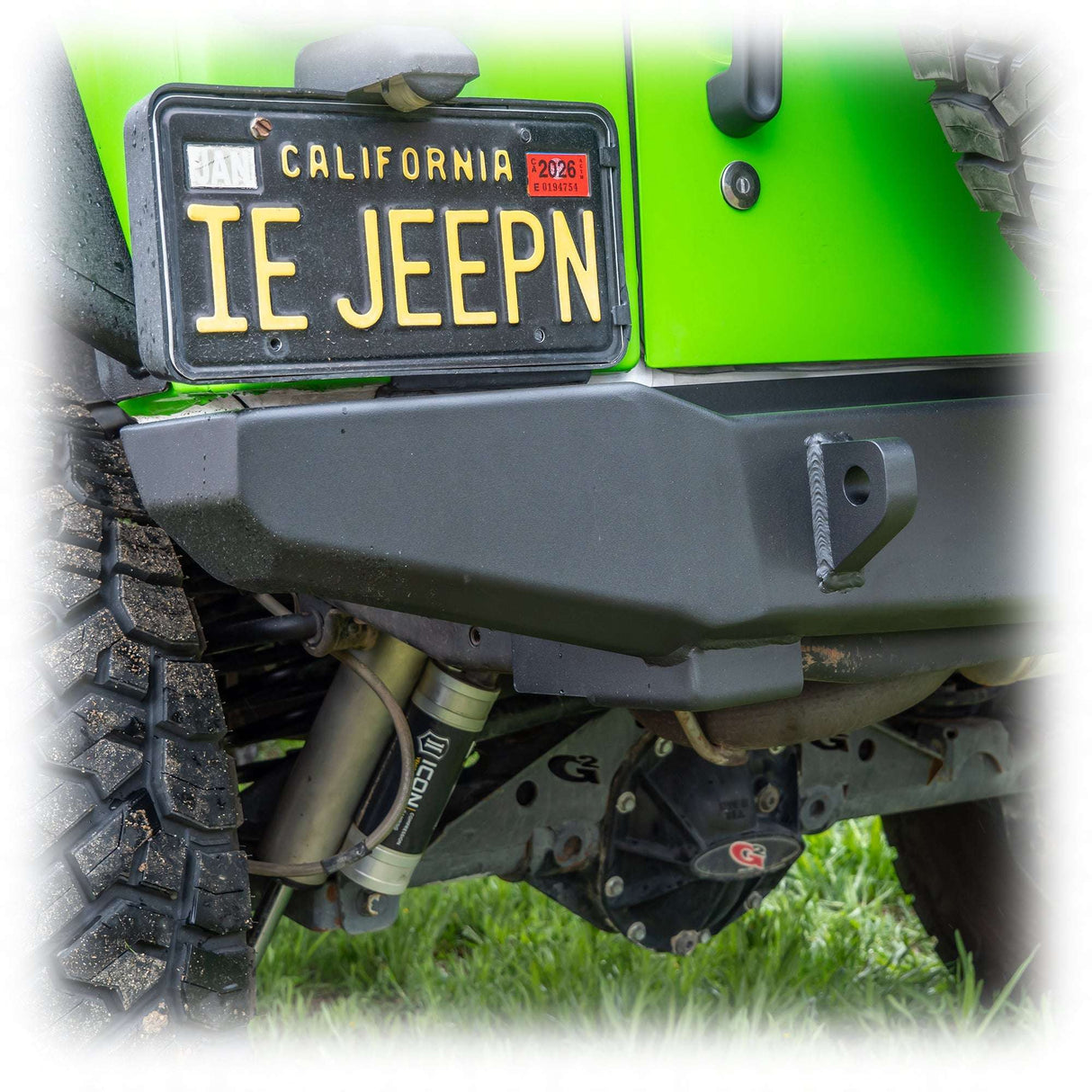 Jeep JK Rear Bumper with Hitch Receiver | 2007–2018 Turn Offroad