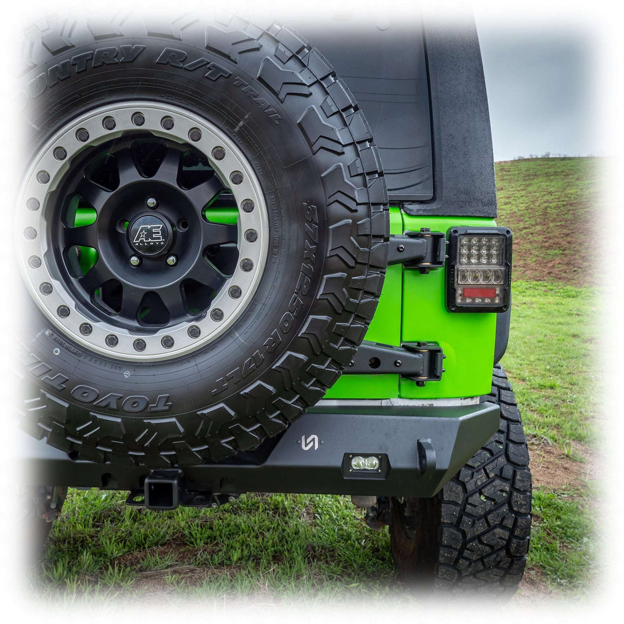 Jeep JK Tire Carrier + Tailgate Reinforcement | 2007–2018 Turn Offroad