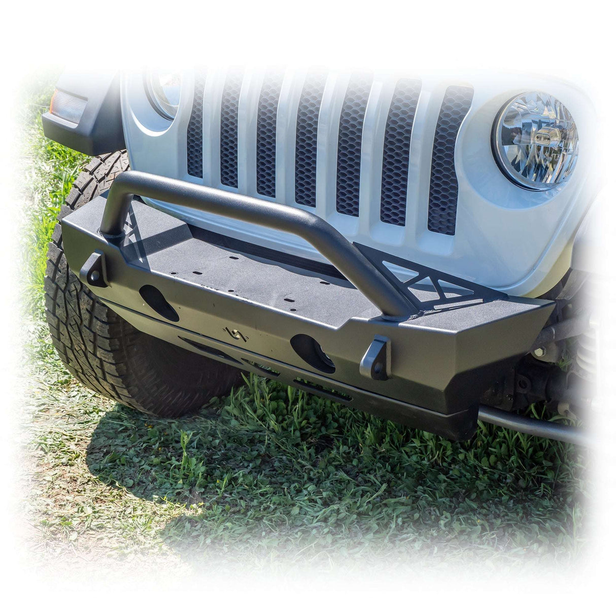 Jeep JK/JL/JT Front Bumper with Welded-On Bull Bar & Skid Plate | 2007–2025 Turn Offroad