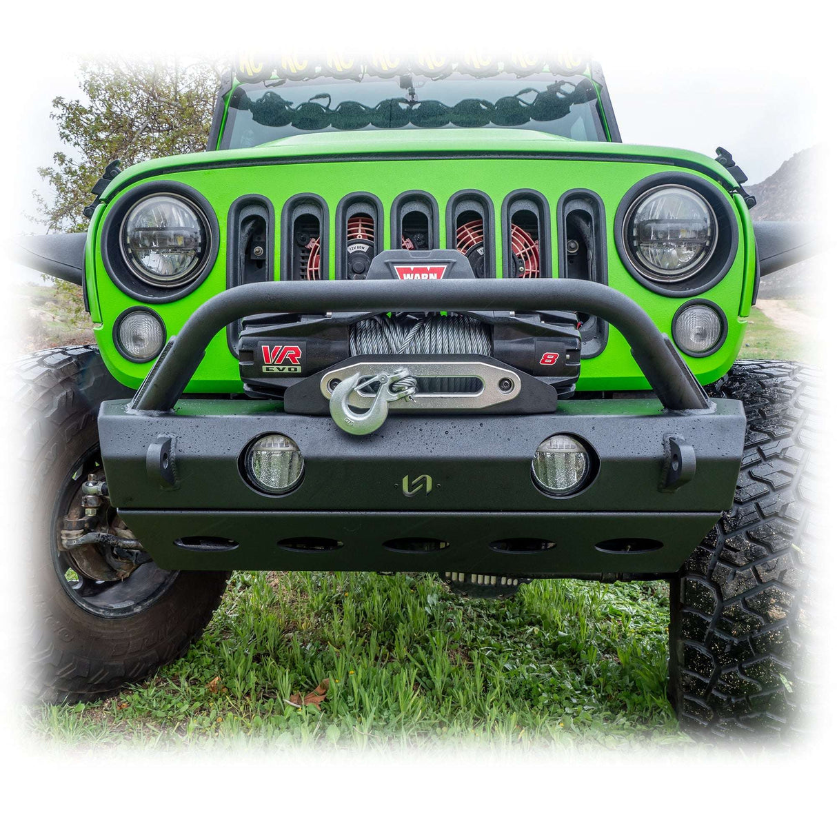 Jeep JK/JL/JT Front Bumper with Full Skid Plate | 2007–2025 Turn Offroad