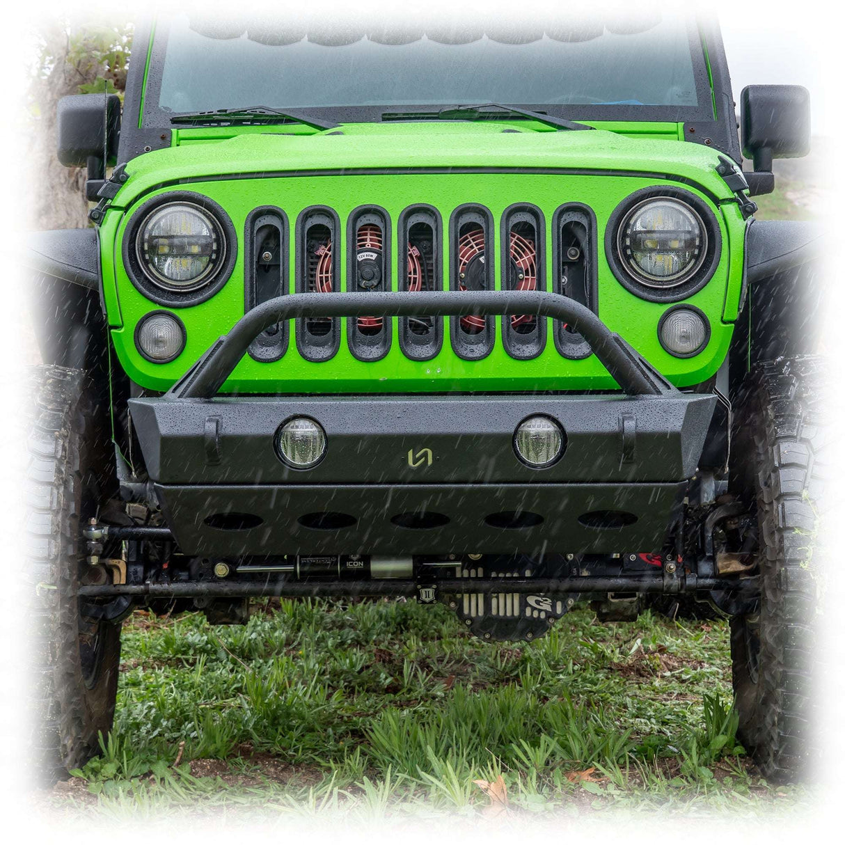 Jeep JK/JL/JT Front Bumper with Full Skid Plate | 2007–2025 Turn Offroad