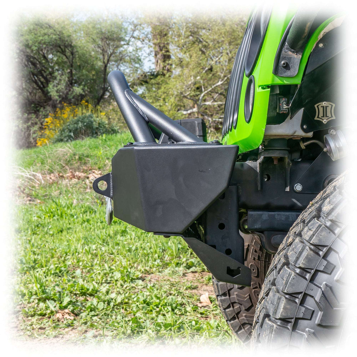 Jeep JK/JL/JT Front Bumper with Skid Plate & Recessed Winch Mount | 2007–2025 Turn Offroad