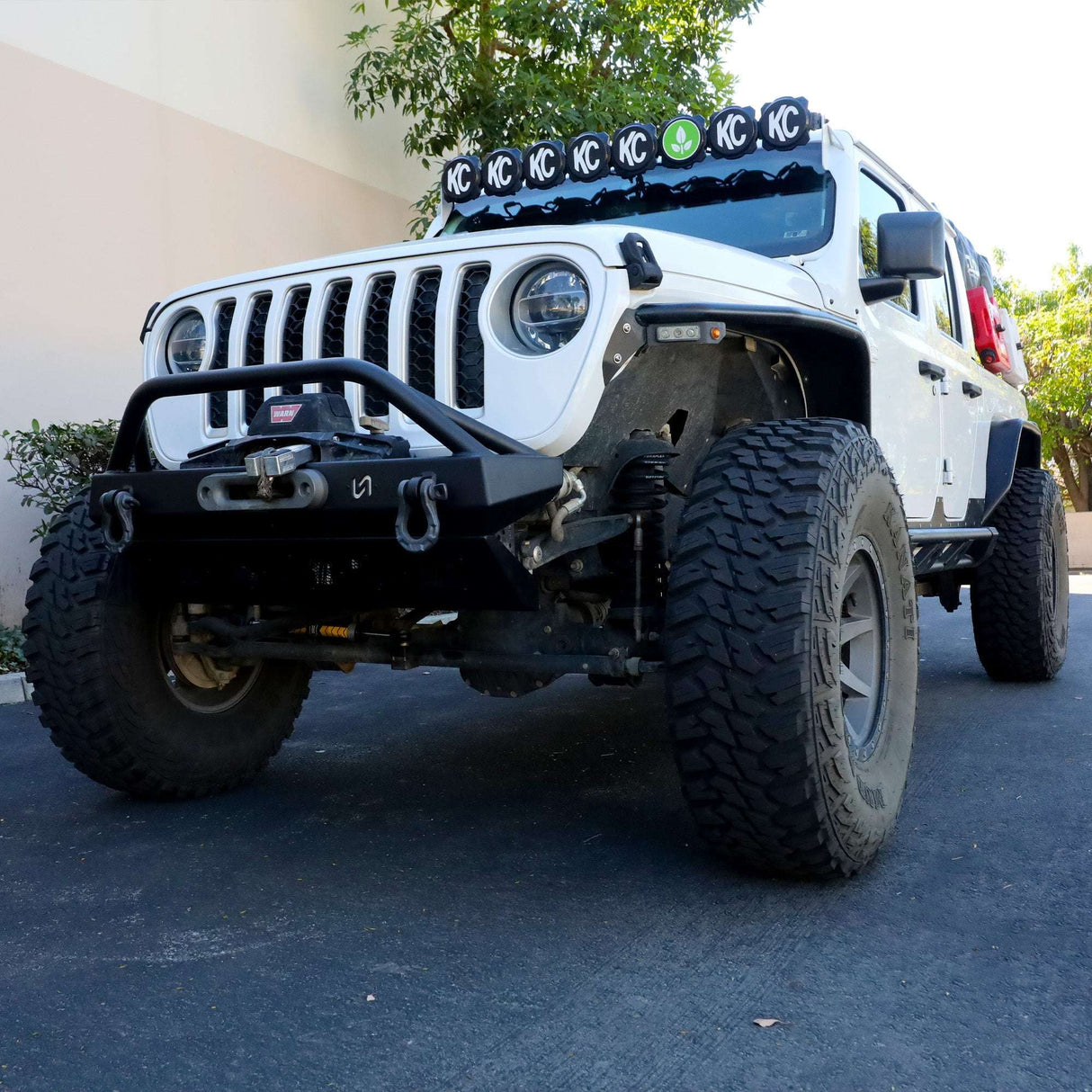 Jeep JK/JL/JT Front Bumper with Welded Bull Bar & Skid Plate | 2007–2025 Turn Offroad