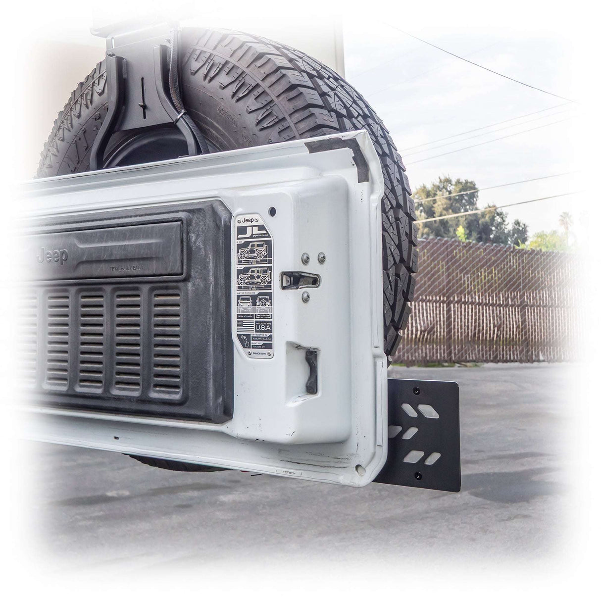 Jeep JL License Plate Relocation Kit Turn Offroad