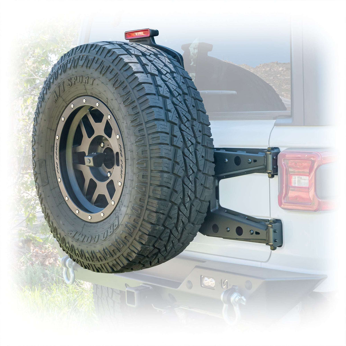 Jeep JL Tailgate Reinforcement Tire Carrier | 2018–2025 Turn Offroad