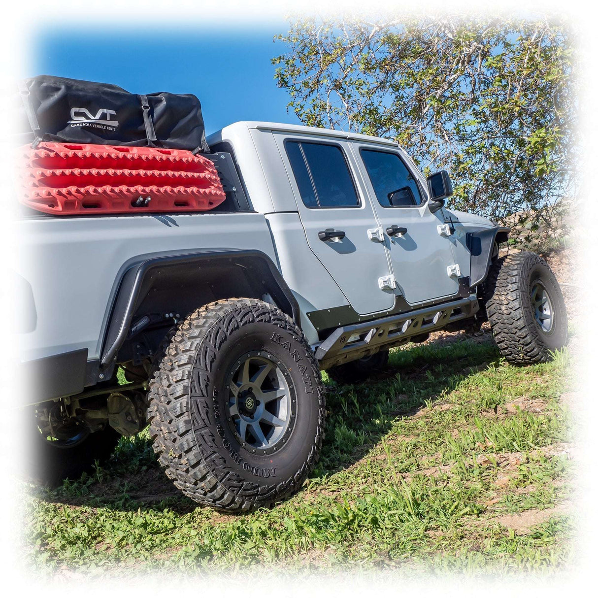 Jeep JT Gladiator Rock Sliders | With Frame-Mount System | 2020–2025 Turn Offroad