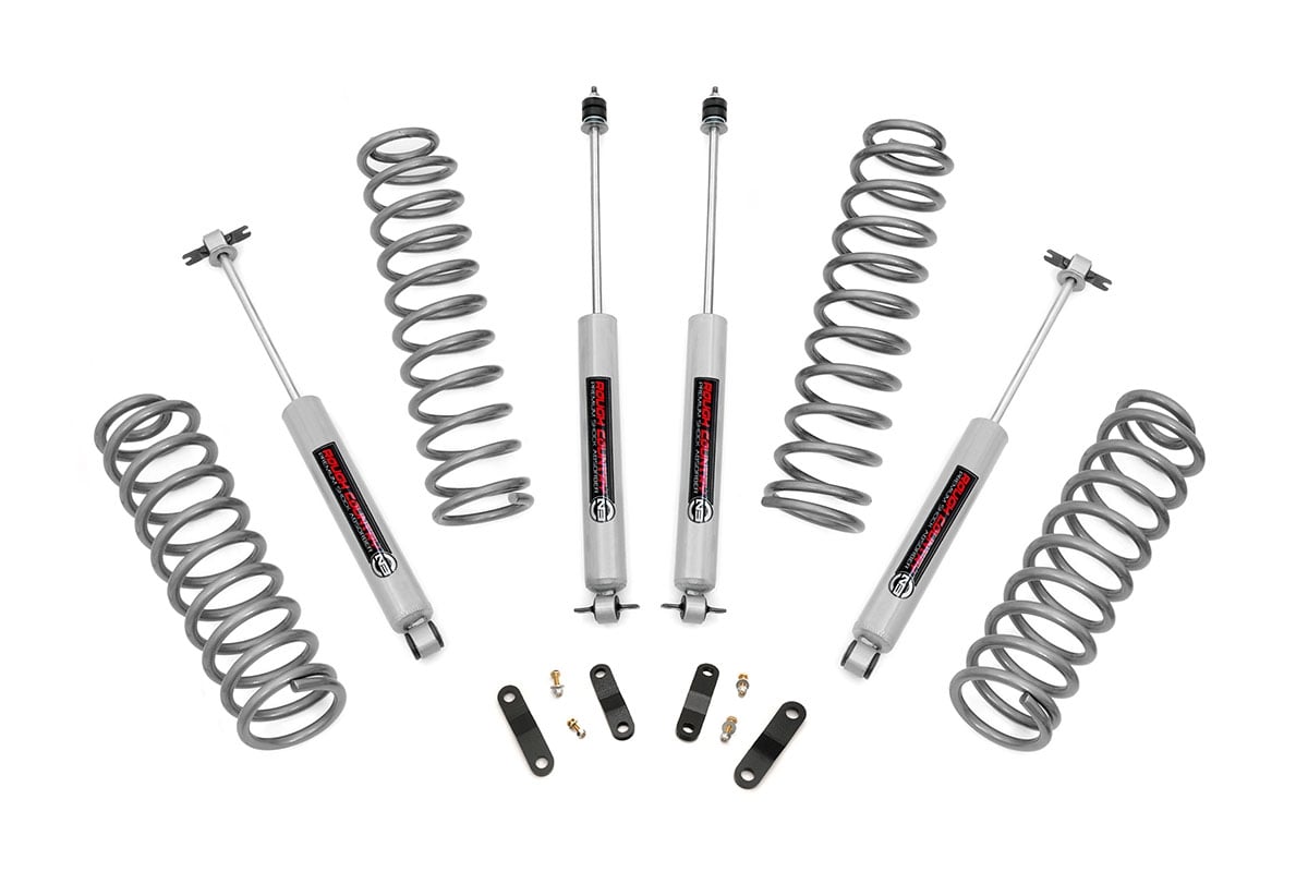 Rough Country 2.5 Inch Suspension Lift Kit Jeep Wrangler JK 4-Door 2WD/4WD 2007-2018 67930