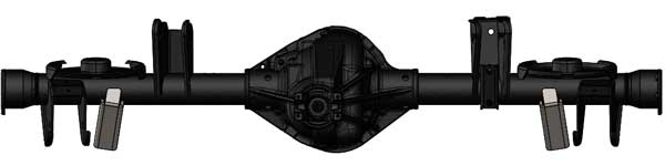 Jeep TJ, LJ OEM Rear Axle Shock Mounts
