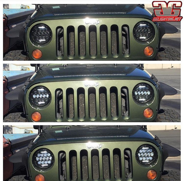 Round Plug & Play Headlight Replacement GGLighting