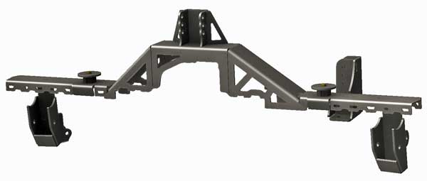 Jeep JK Sterling 10.25 or 10.5 One Ton Axle Truss Swap Kit 3 Link