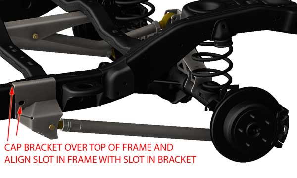 Jeep JK 3 Link Rear Frame Lower Control Arm Mounts