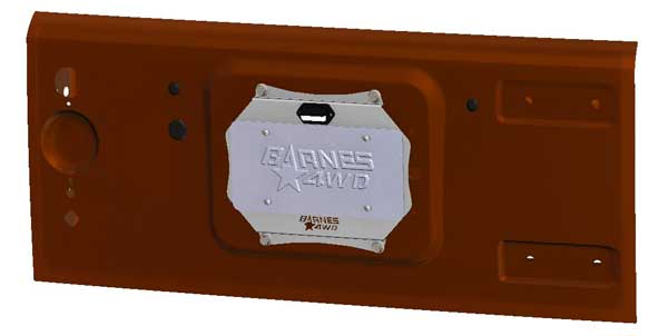JK License Plate Relocation Kit