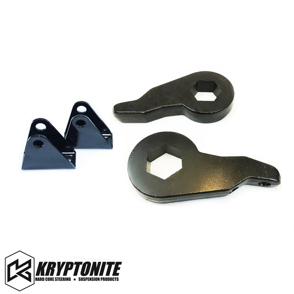 KRYPTONITE STAGE 2 LEVELING KIT WITH SHOCK EXTENSIONS FOR CHEVY/GMC 2001–2010 HD TRUCKS 2002-2009 HUMMER H2