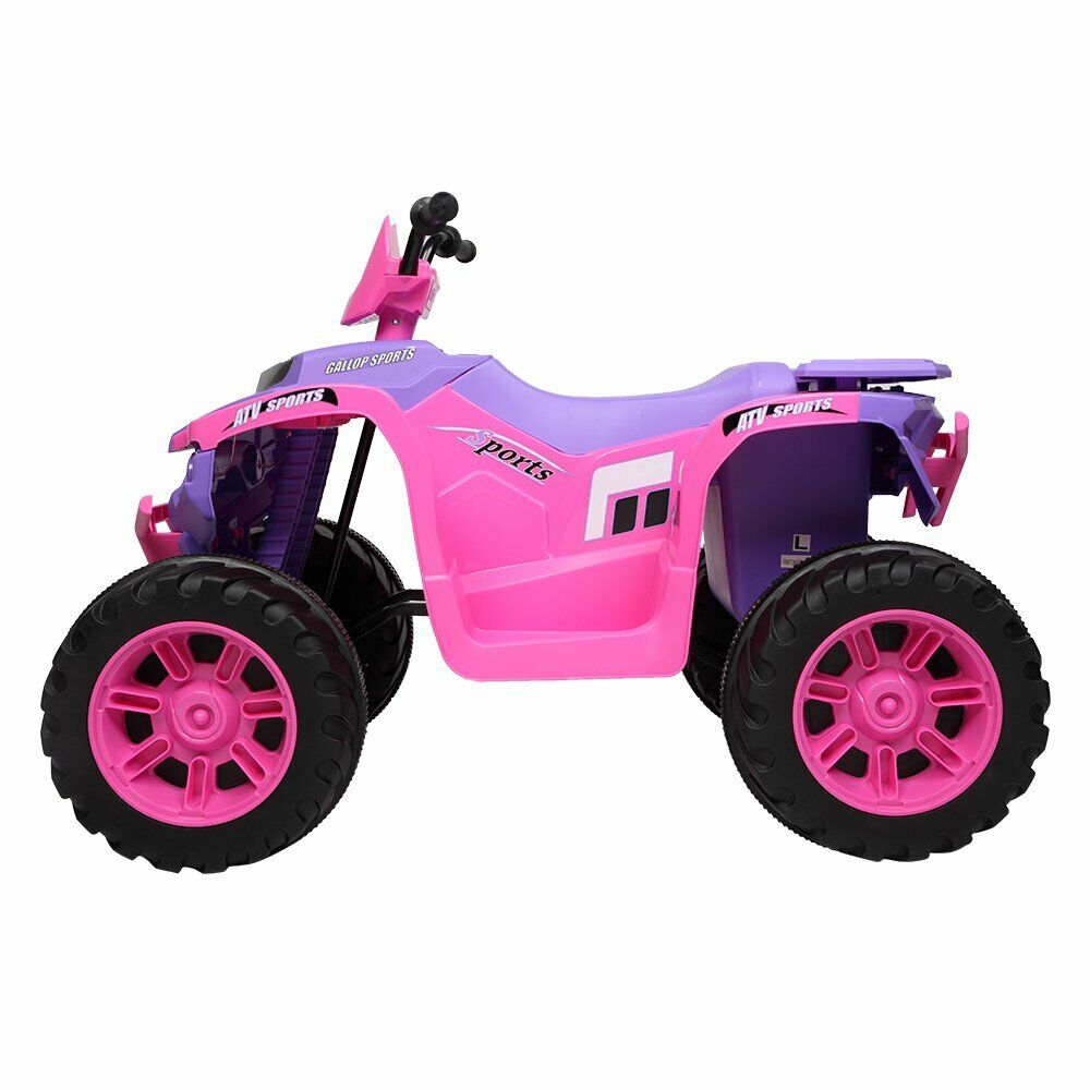 LEADZM Dual Drive All Terrain Kids Car with 2 Speed Modes - Pink/Purple