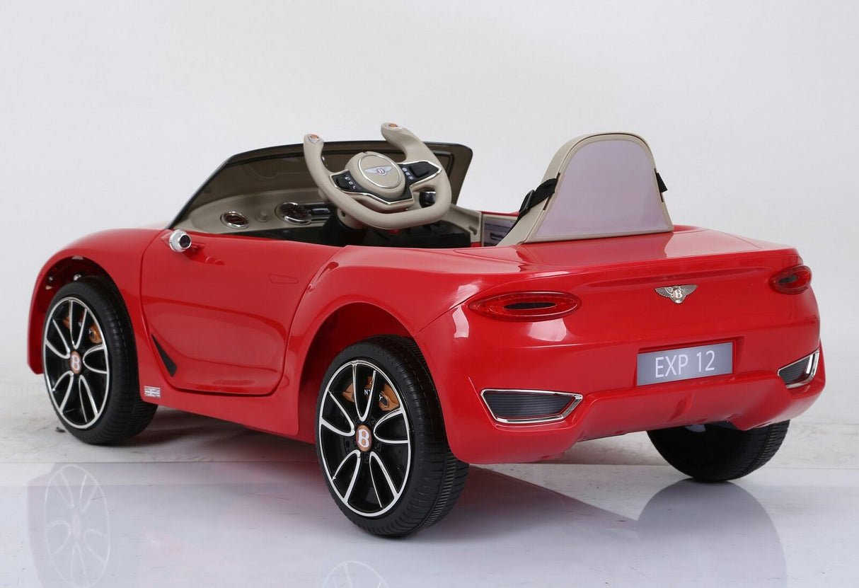 12V Licensed Bentley Electric Kids Ride On Car with Remote Control and LED Lights