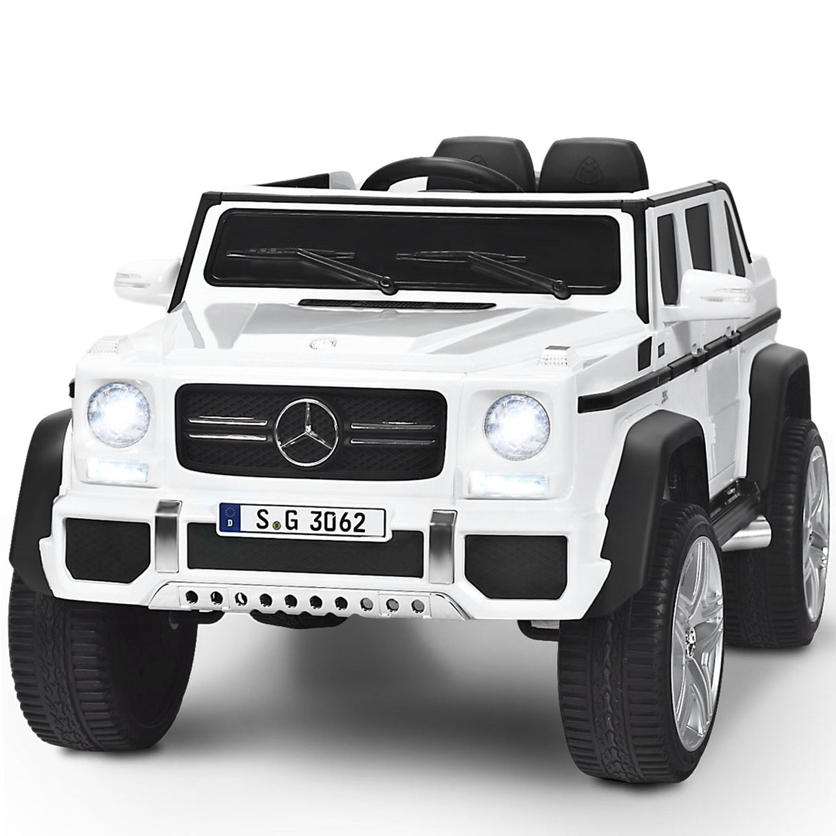 Licensed Mercedes Benz 12V Electric Kids RC Ride On Car - Battery Powered