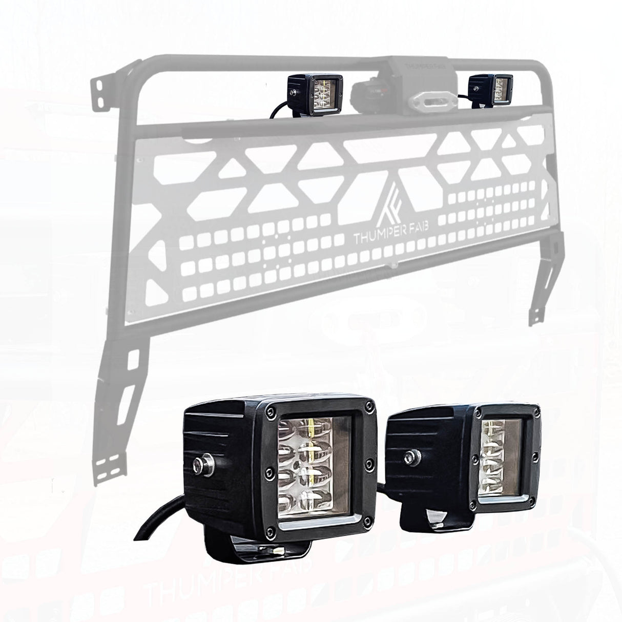 Dual 3" LED Work Light Kit