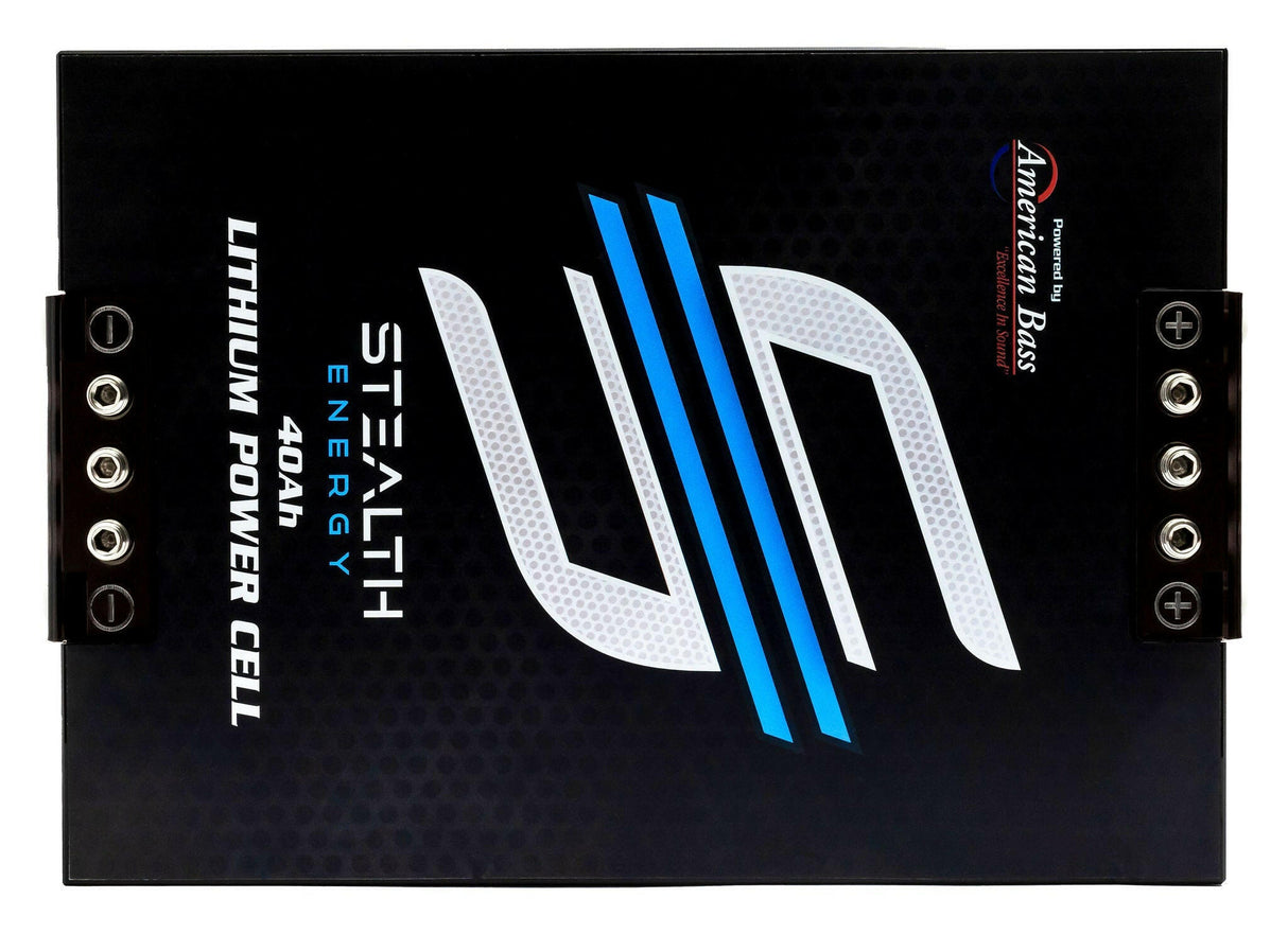 ABLT-40 American Bass Audio 13.8V LTO Battery | 40Ah Lithium Titanate Battery | Ultra-Lightweight, High-Power LTO Battery