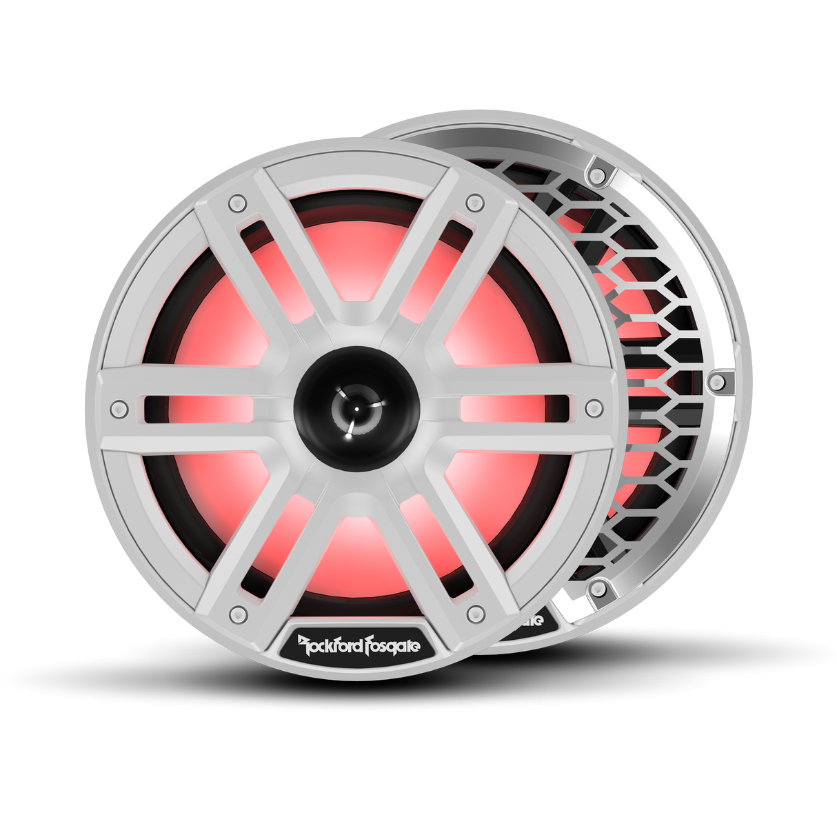 M2 8” Color Optix™ Marine 2-Way Horn Speakers (White)