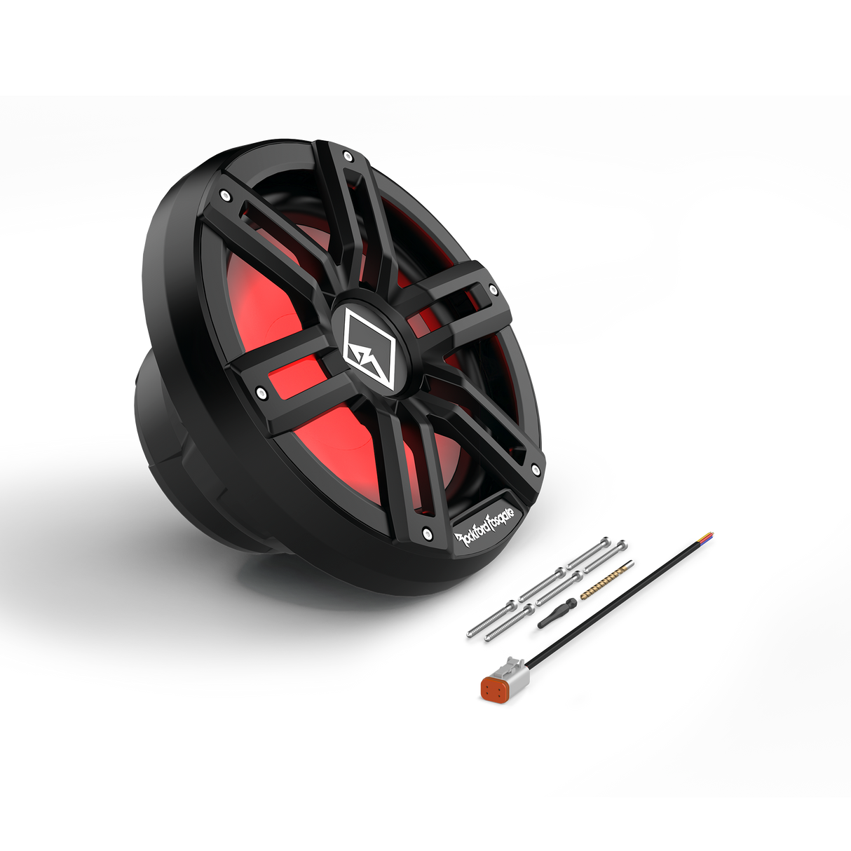 M2 12" DVC 2ohm Color Optix Infinite Baffle Marine Subwoofer Black