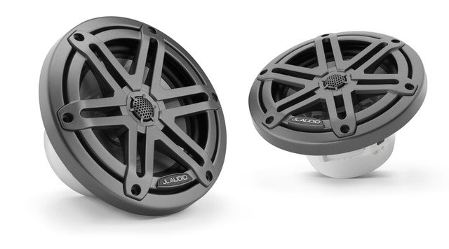 JL Audio M3-650X-S-Gm 6.5" 225W Marine Coaxial Speakers (Pair) - Gunmetal Sport Grilles JL Audio