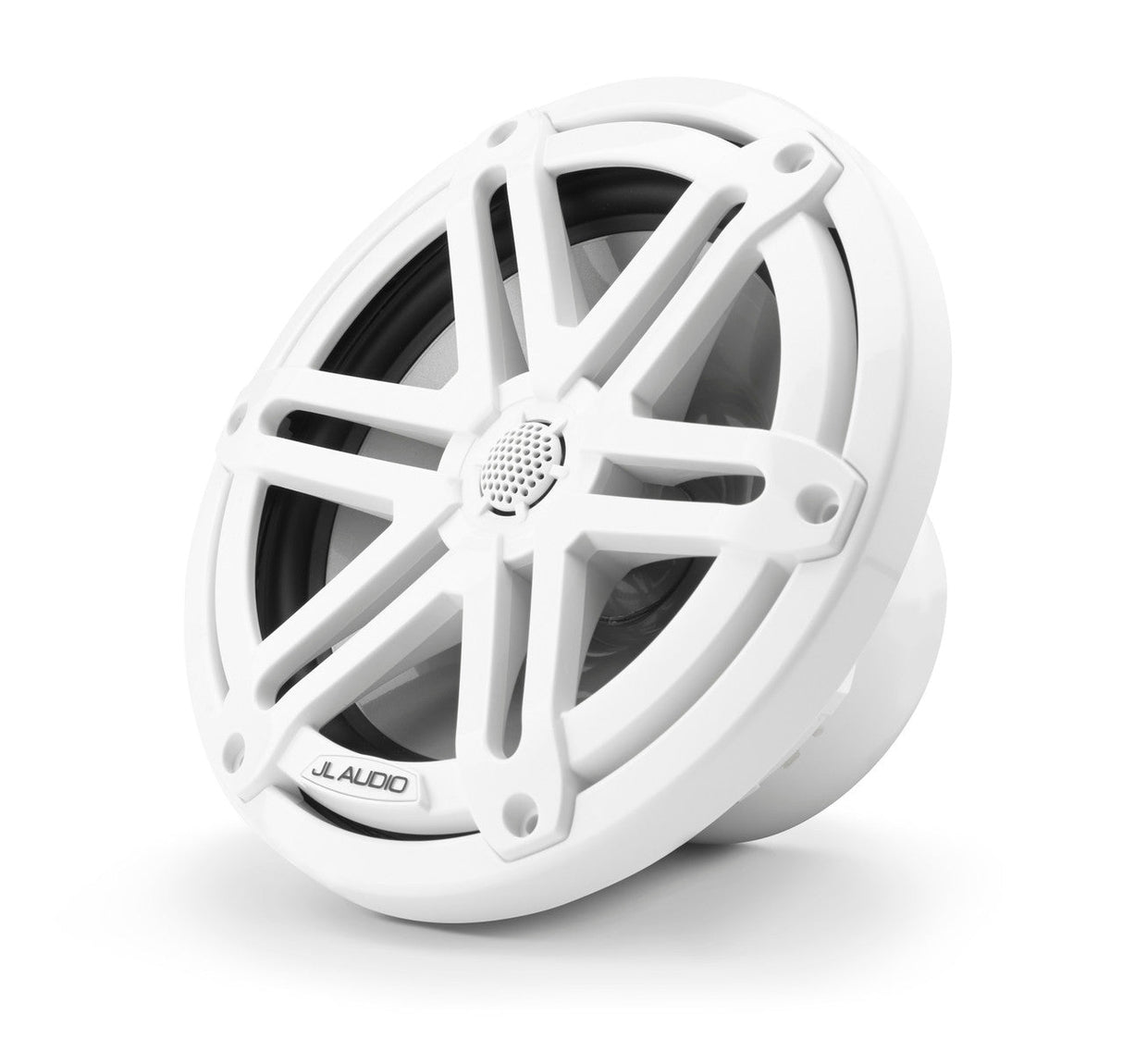 JL Audio M3-770X-S-Gw 7.7" 225W Marine Coaxial Speakers (Pair) - Gloss White Sport Grilles JL Audio