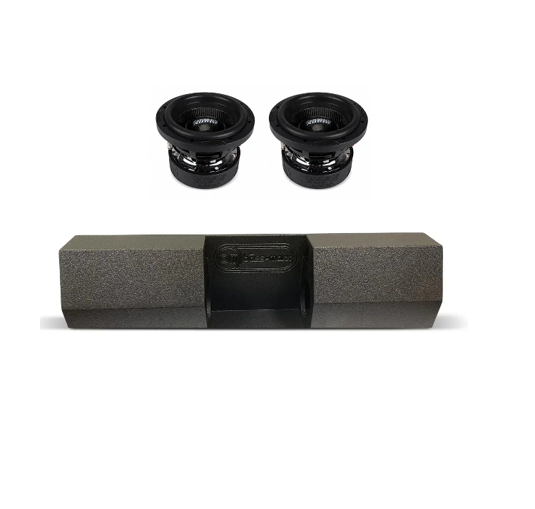 (2) Sundown Audio M8 & Universal Single Cab Dual 8" Subwoofer Box Combo Sundown Audio