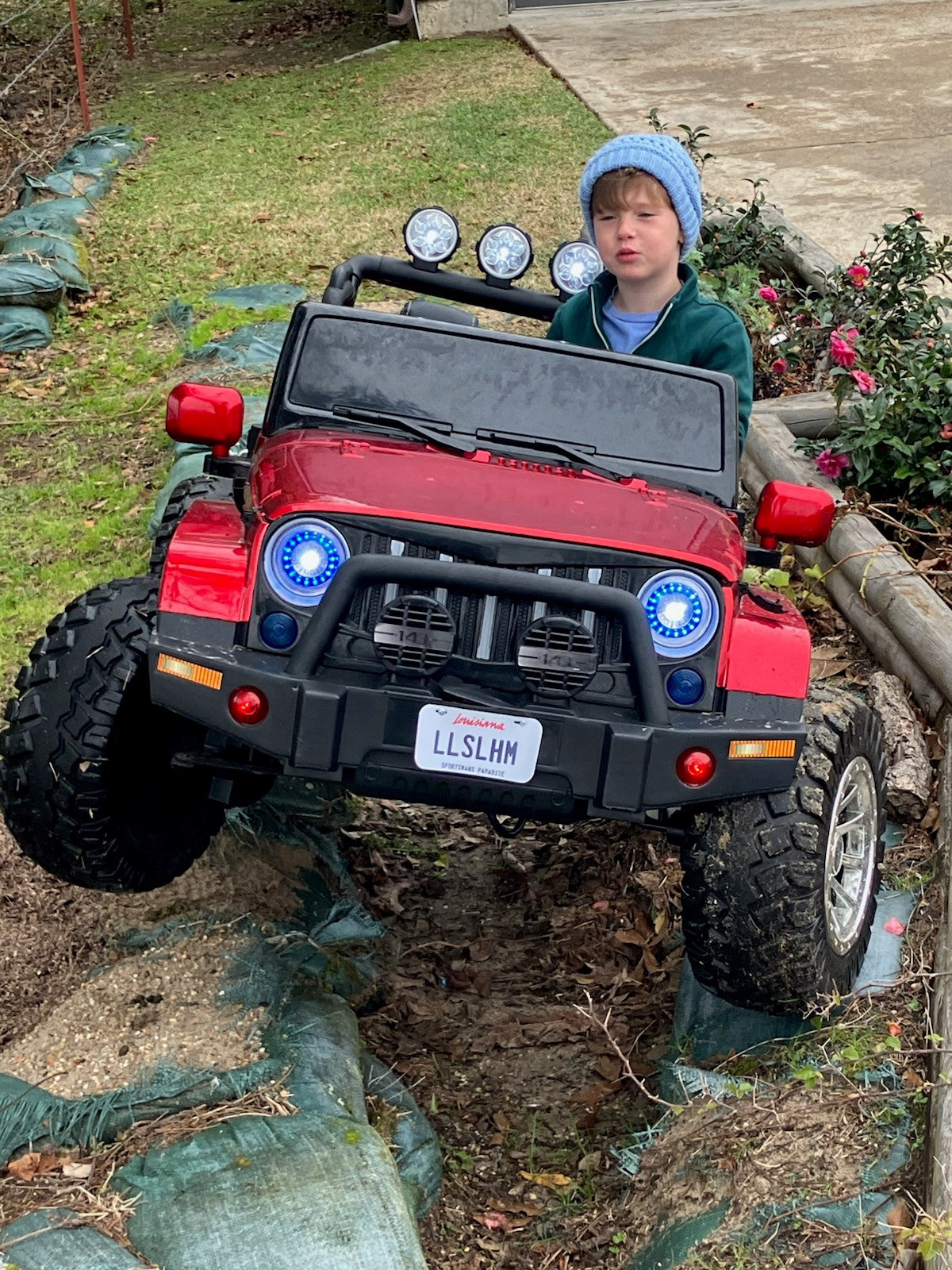 2 Seater 24 Volt 4x4 Electric Ride On Jeep Style Rubber Tires Fully Loaded Truck ATV UTV For Kids W/Magic Cars® Wireless Parental Control MagicCars