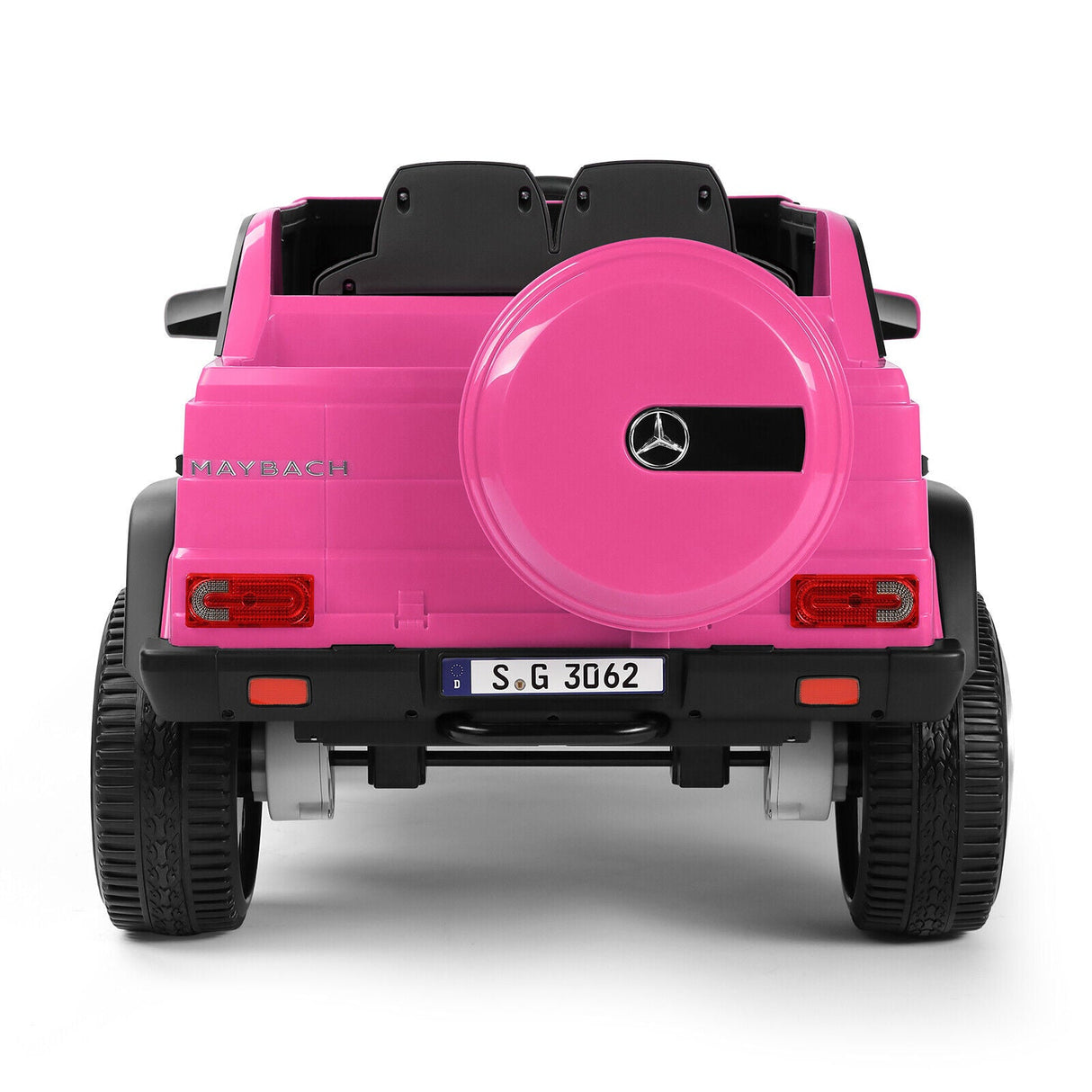 Sparkle and Cruise: 12V Pink Electric Ride-On Truck with Music, LED Lights, and Remote Control for Girls
