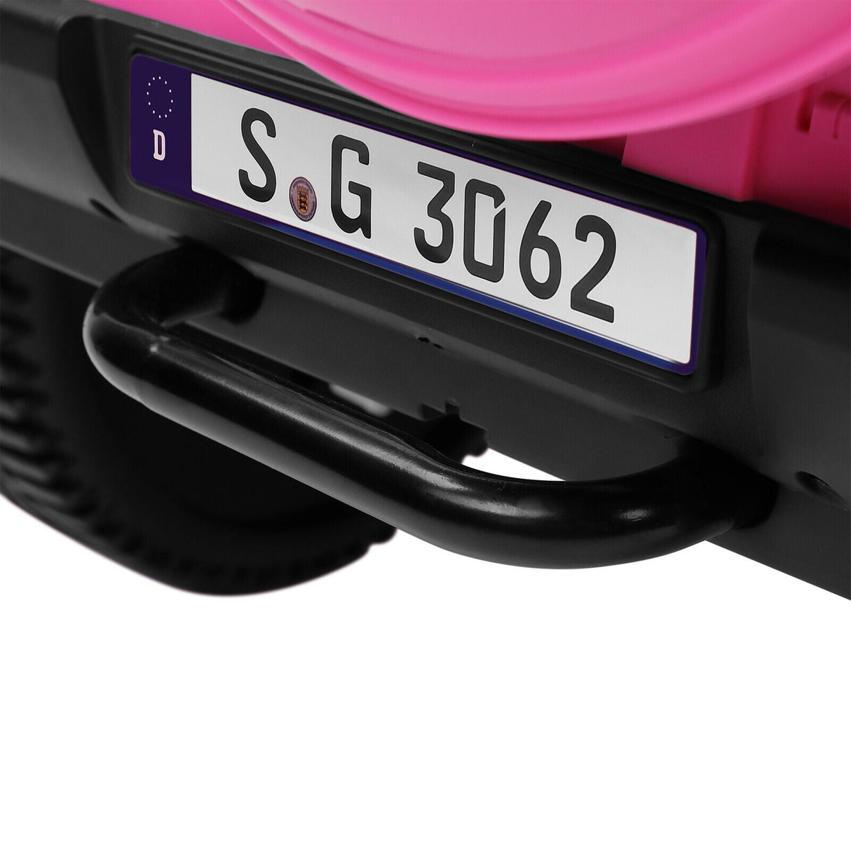 Sparkle and Cruise: 12V Pink Electric Ride-On Truck with Music, LED Lights, and Remote Control for Girls