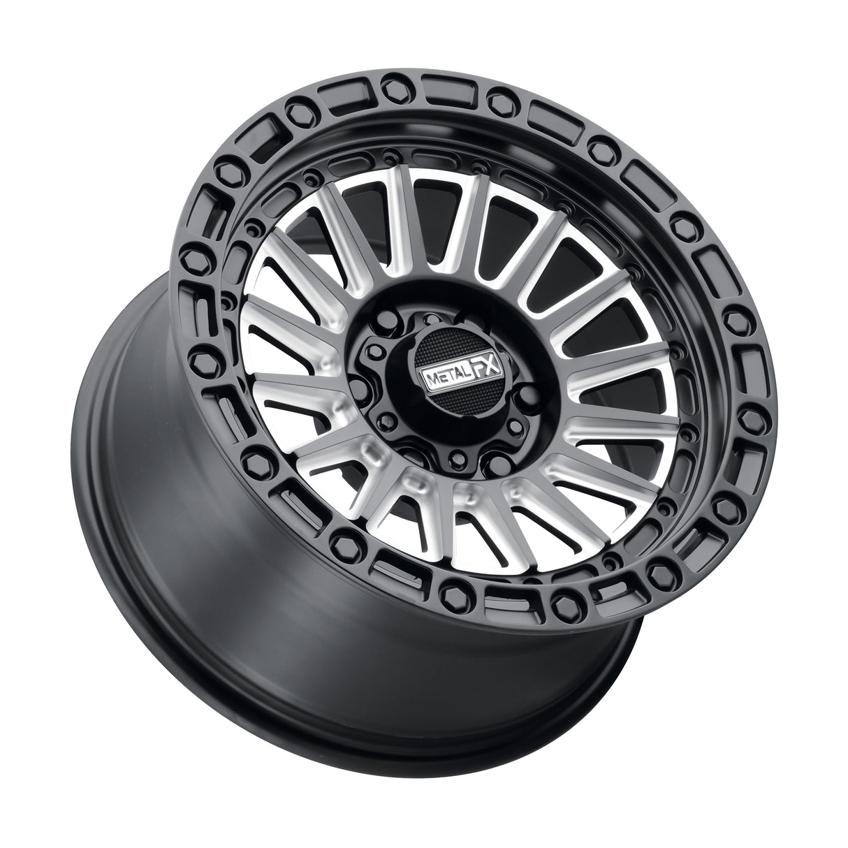 Rogue Truck Wheel - Satin Black Contrast Cut by MetalFX