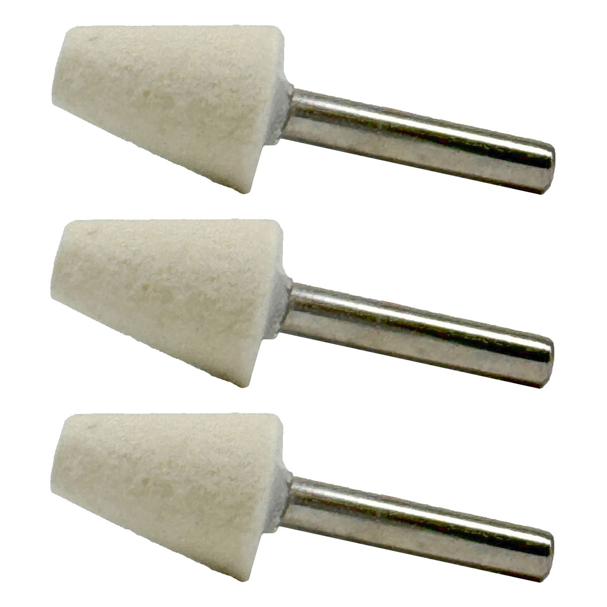 1/4" Felt Polishing Bobs: 3 Pack