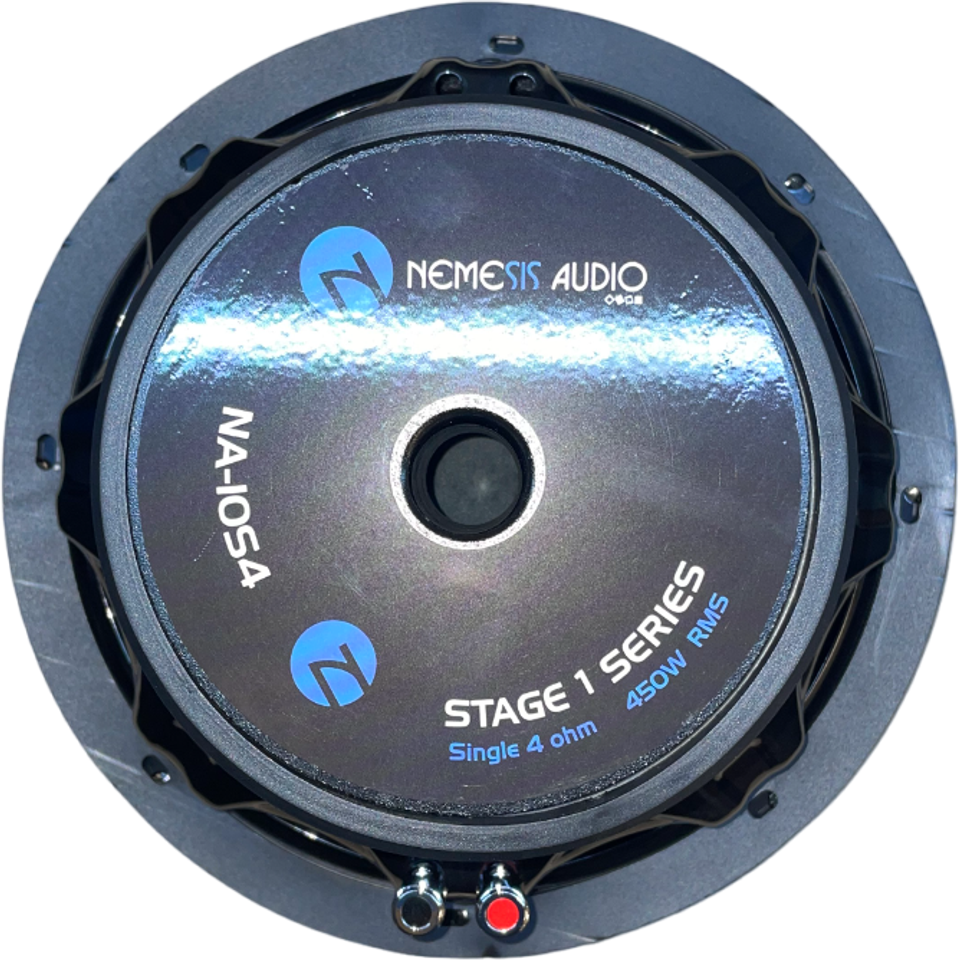 Nemesis Audio NA-10S4 10" 450W RMS Subwoofer SVC 4-Ohm Nemesis Audio