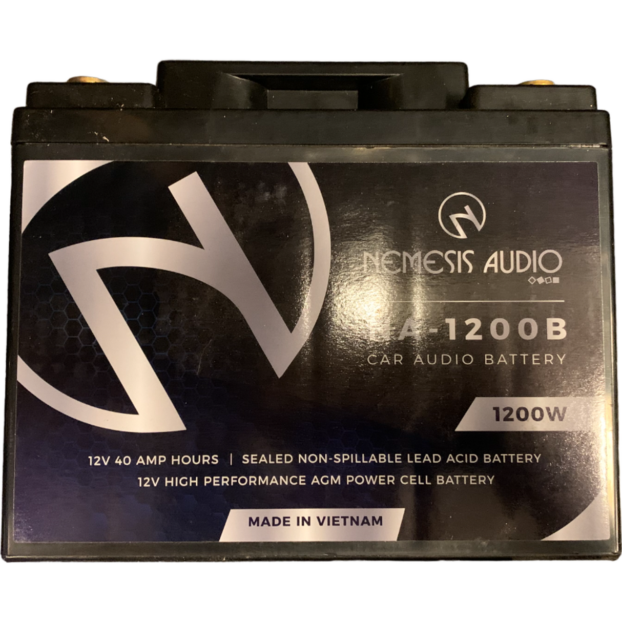 Nemesis Audio NA-1200B 40AH 1200W AGM Power Cell 12V Battery Nemesis Audio