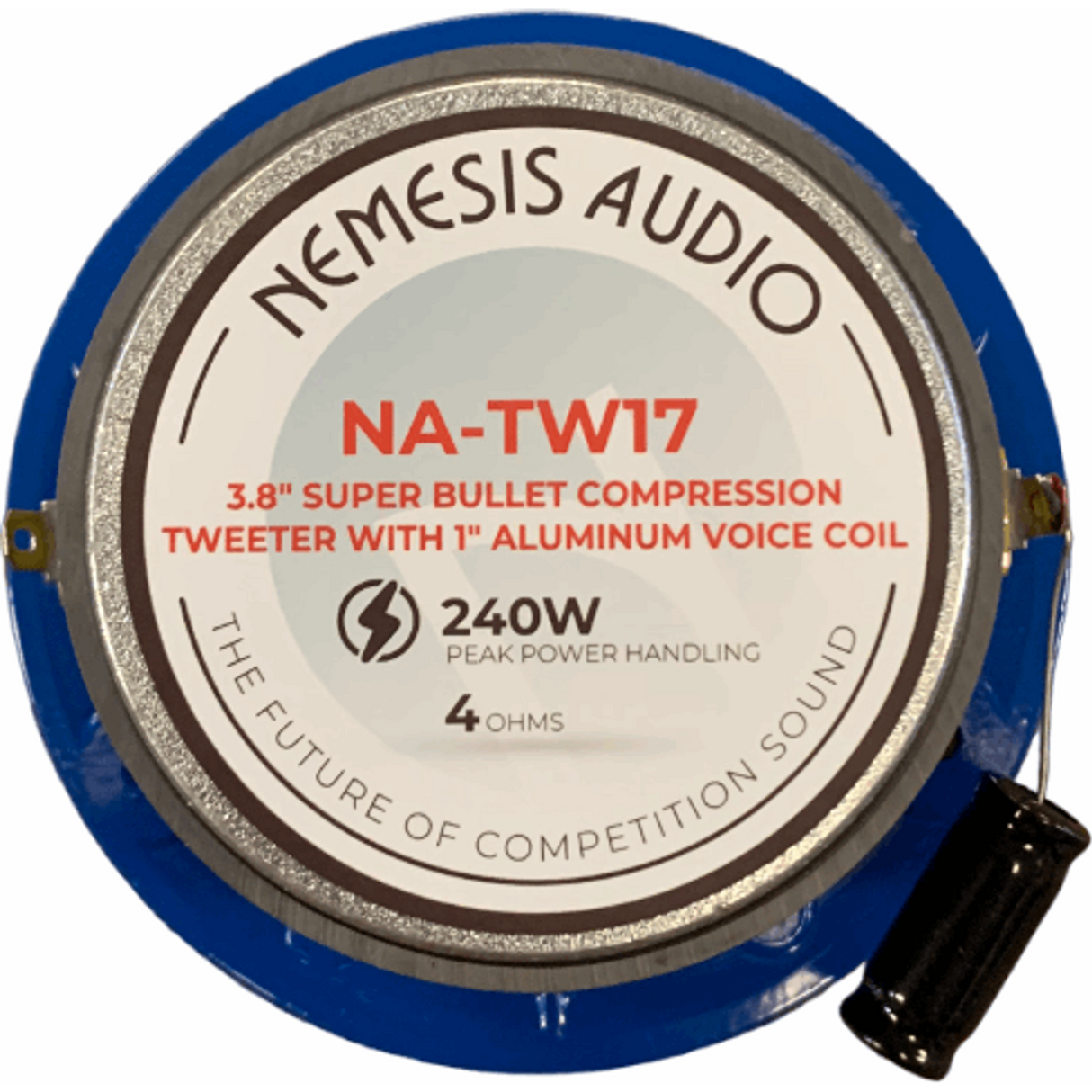 Nemesis Audio NA-TW17 3.8" 120W Pro Aluminum Super Bullet Tweeters (Pair) Nemesis Audio