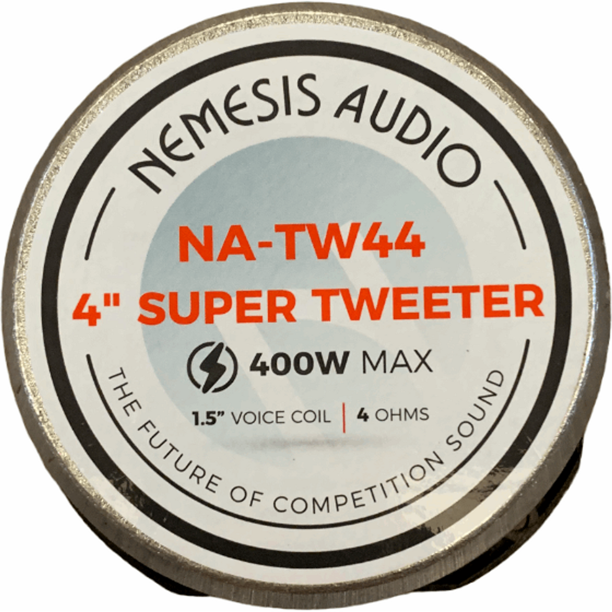 Nemesis Audio NA-TW44 4" 200W Pro Aluminum Super Bullet Tweeter with Capacitor Crossover (Single) Nemesis Audio