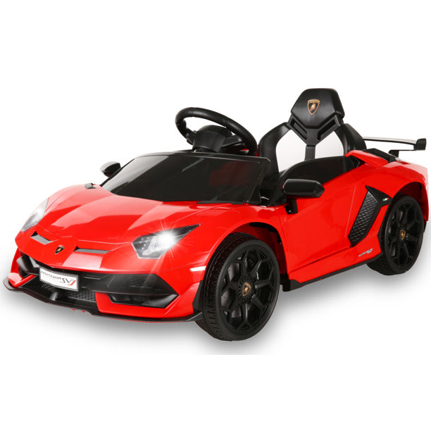 12V Lamborghini Electric Ride On Car for Kids with Remote Control and MP3 Player - Suitable for Boys and Girls