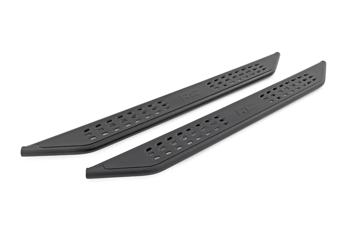 Rough Country OV2 Running Boards Side Step Bars 4-Door Ford Bronco 4WD 2021-2026 14007