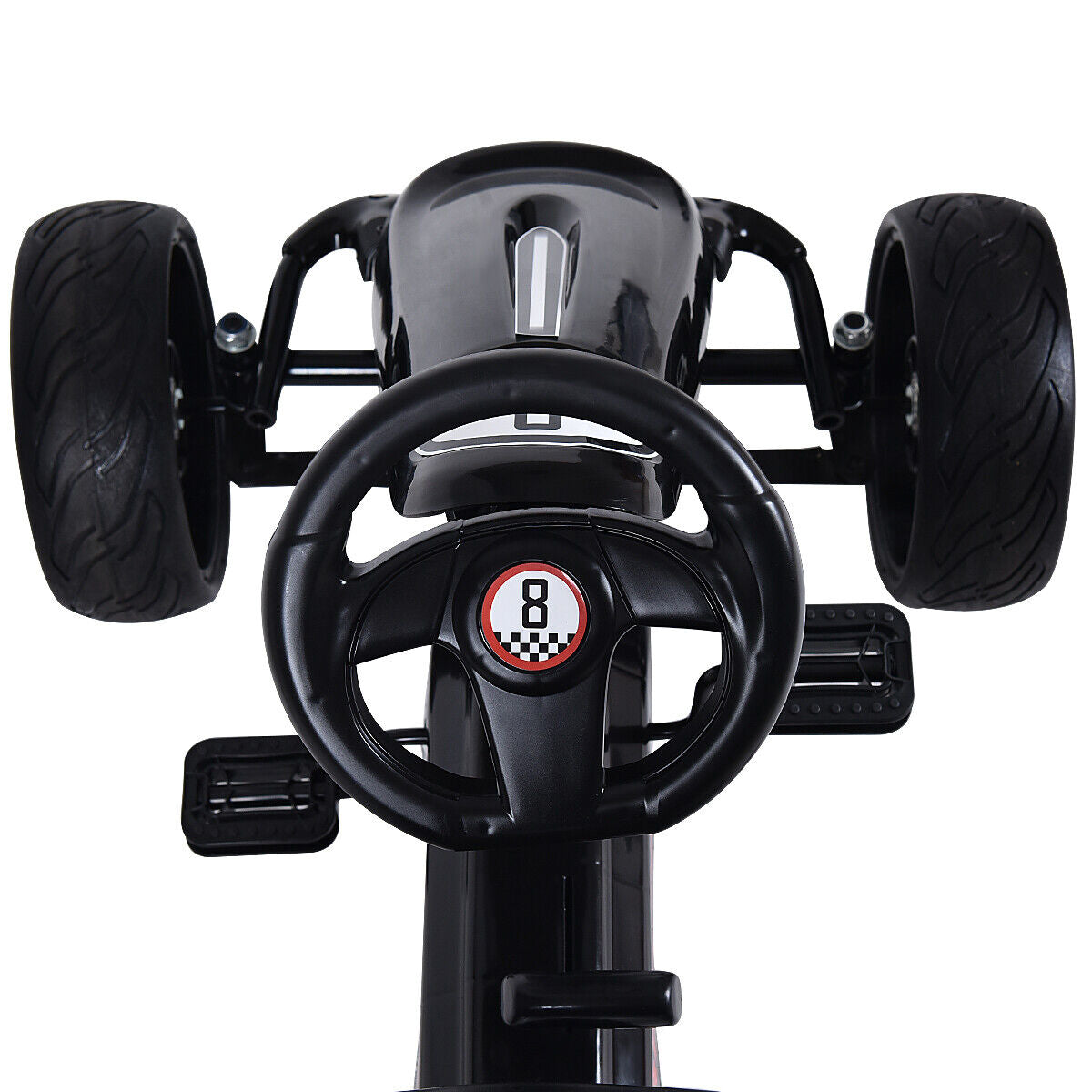 Pedal-Powered Go Kart for Kids with 4 Wheels - Perfect for Outdoor and Indoor Fun!