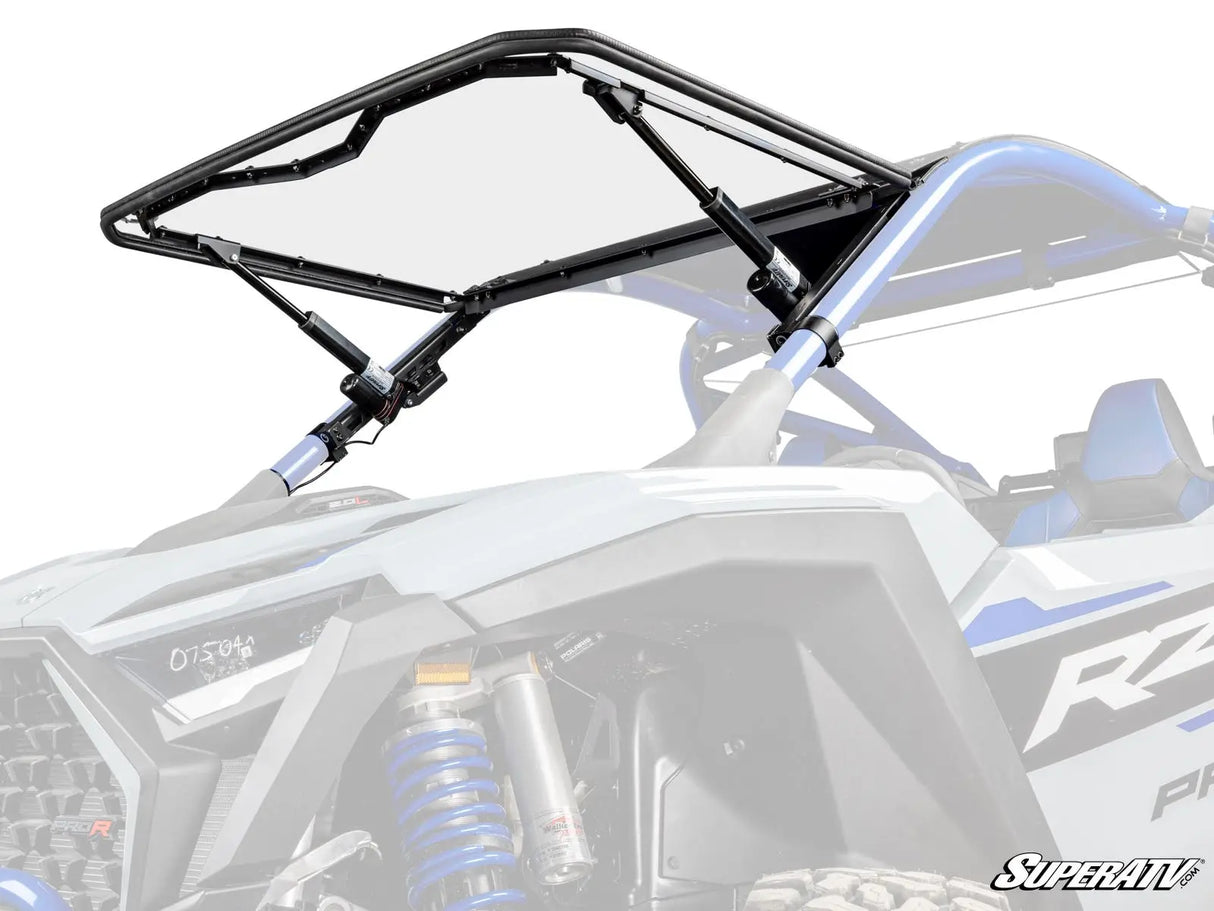 SuperATV Polaris RZR Pro R MaxDrive Power Flip Windshield