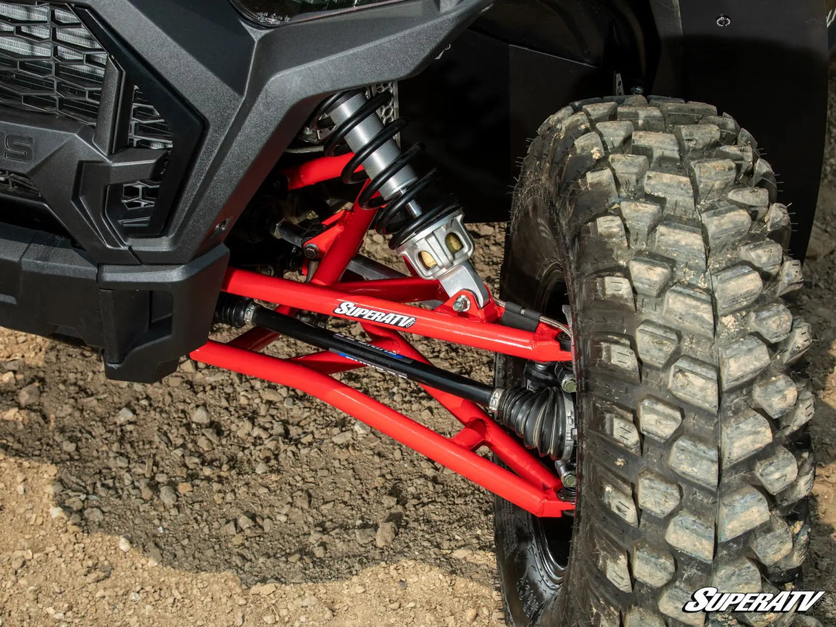SuperATV Polaris RZR XP Turbo High Clearance 1.5" Forward Offset A-Arms