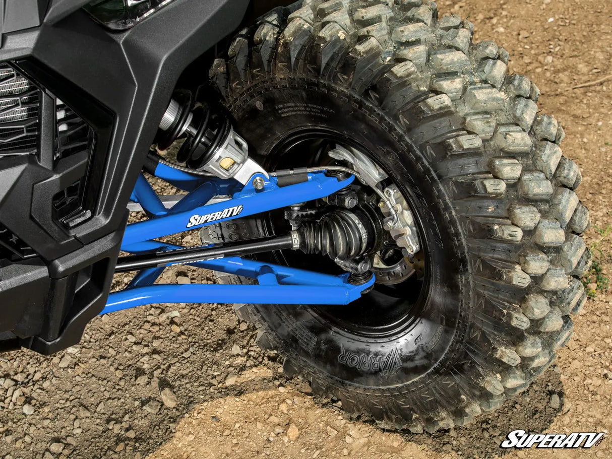 SuperATV Polaris RZR XP Turbo High Clearance 1.5" Forward Offset A-Arms