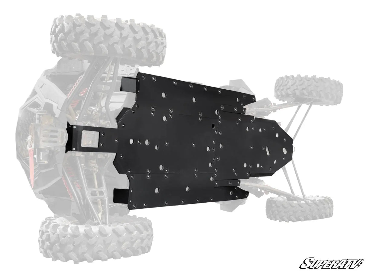 SuperATV Polaris RZR XP 4 Turbo Full Skid Plate