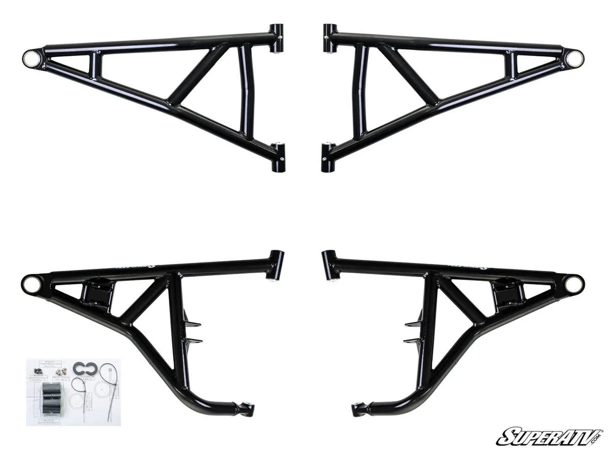 SuperATV Polaris RZR XP Turbo High Clearance A-Arms