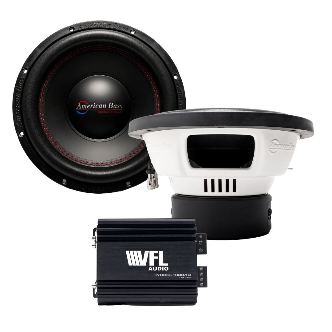 Power Pack: 2 DX 10 Subwoofers + VFL Hybrid 1900.1 Amplifier
