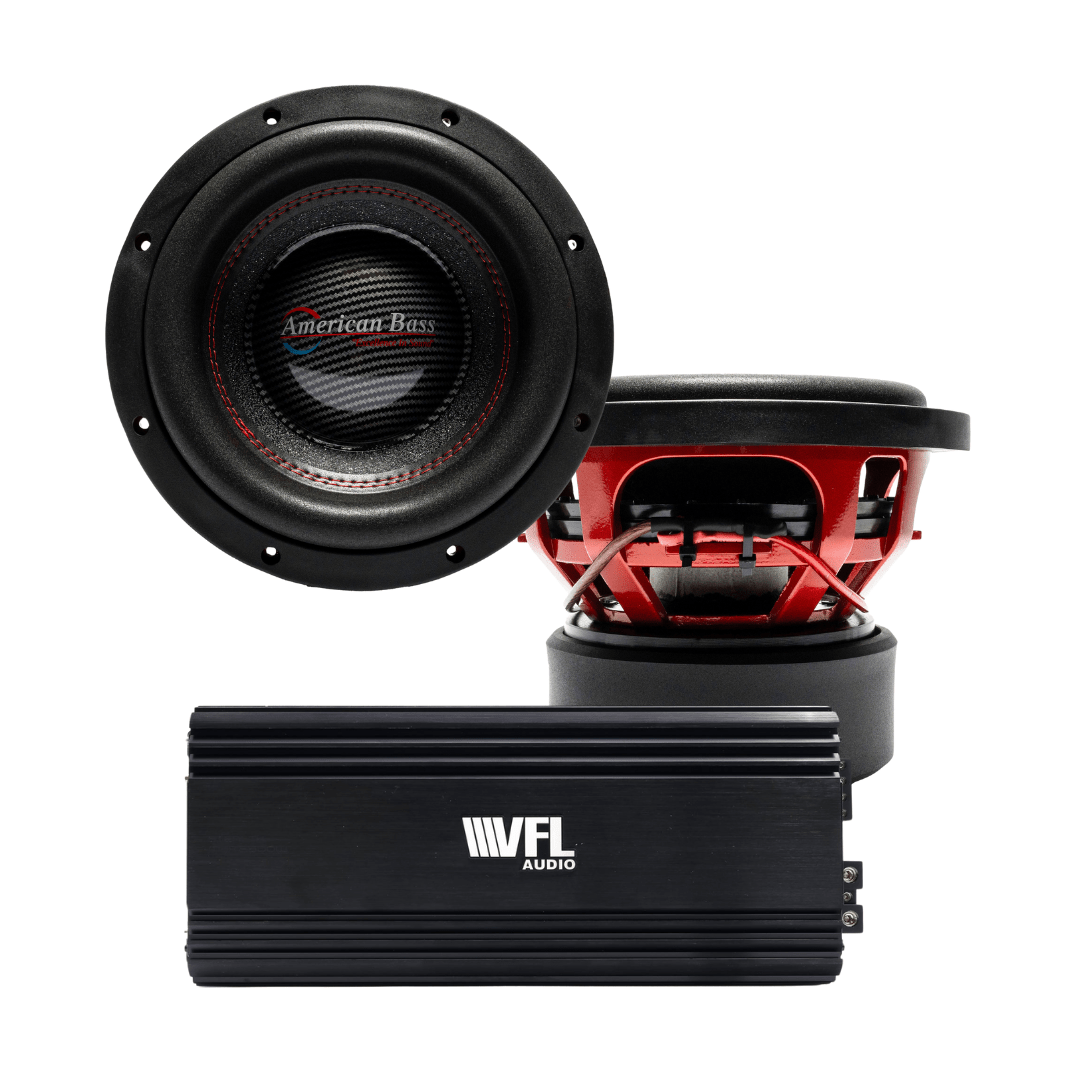 Power Pack: 2 Hawk 10 Subwoofers + VFL Stealth 5500.1D Amplifier